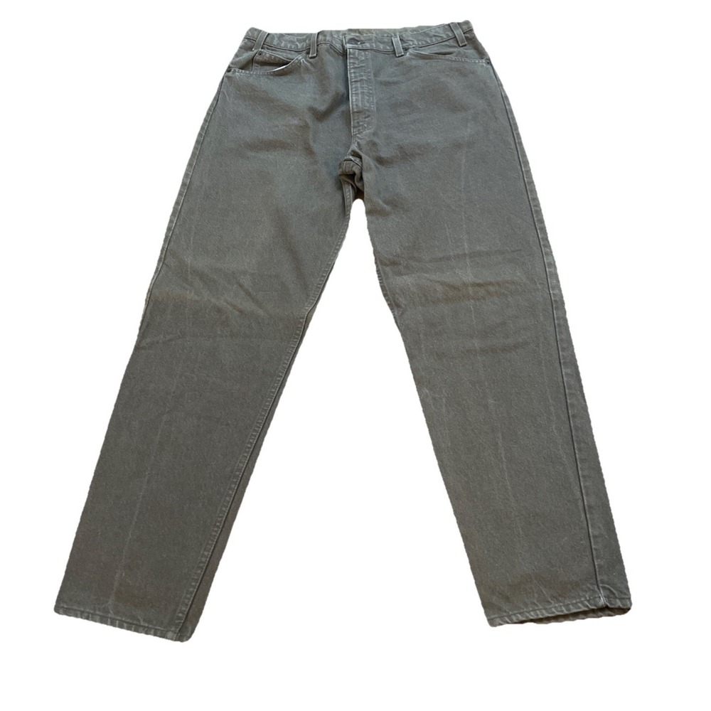 Vintage Levi's 550‎ Denim Jeans Men's 38x32 Orange Tab 90's Relaxed Olive Tan
